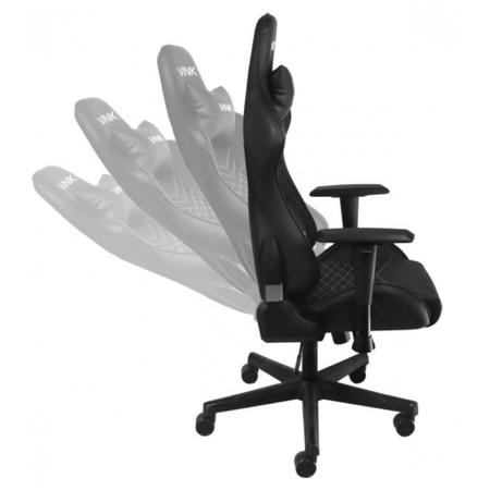 Imagem de Cadeira Gamer Escritório Inteira Preta Comet CGC10P de Alta Qualidade Com Ergonomia Ajustável + Apoio Lombar e de Braços