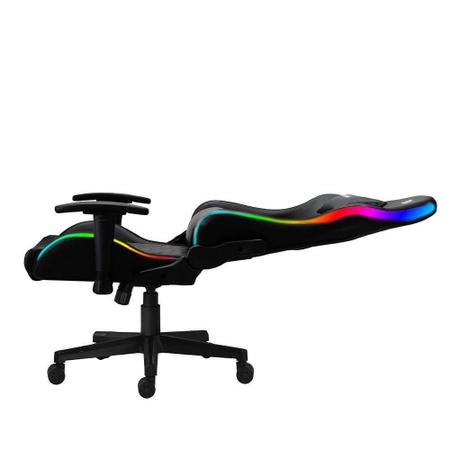 Imagem de Cadeira Gamer FOX Racer RGB Preta com Iluminação (Led)