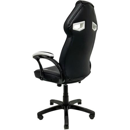 Imagem de Cadeira Gamer MX1 Giratoria Preto e Branco Mymax