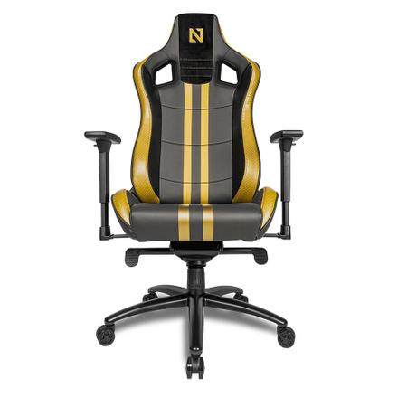 Imagem de Cadeira Gamer Netenho Rozhok V2, Preto e Dourado, NT-RZK-V2