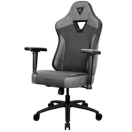 Imagem de Cadeira Gamer ThunderX3 Loft Grafite Para Escritório Almofadas No  Pescoço e Lombar Com Apoio de Braço Almofadado 2D