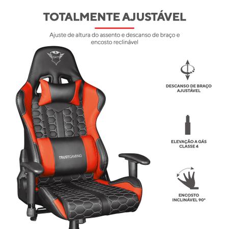 Cadeira trust best sale gaming gxt 707r