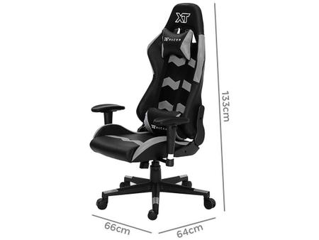 Imagem de Cadeira Gamer XT Racer Reclinável Preto e Cinza