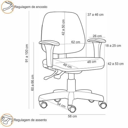 Cadeira Giratória Job L02 Executiva Ergonomica Escritório Suede Marrom -  Lyam Decor Cadeiras Executiva Lyam Decor Loja de Móveis e Decoração