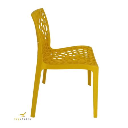 Imagem de Cadeira Gruvyer Amarela - kit com 6