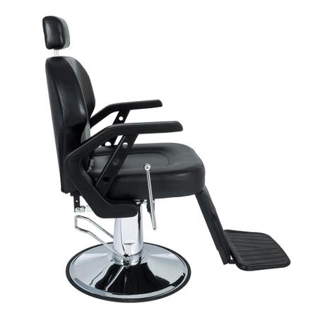 Cadeira Hidráulica Reclinável Barbeiro Salão Pelegrin PEL-0833