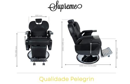 Cadeira Hidráulica Reclinável Barbeiro Salão Pelegrin PEL-6413 Preto -  CHINA LINK - Compre Direto do Importador