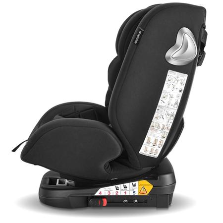 Imagem de Cadeira Infantil Cadeira para Carro Reclinável Isofix Preto