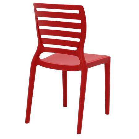 Imagem de Cadeira Infantil Tramontina Sofia Vermelha em Polipropileno e Fibra de Vidro