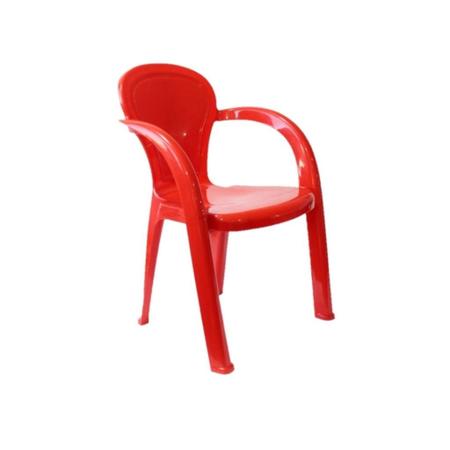 Imagem de Cadeira Infantil Usual Vermelha Para CrianÇas Suporta 25kg