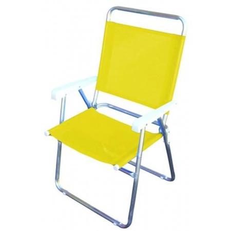 Imagem de Cadeira Mor Master Plus Alumínio, Amarela