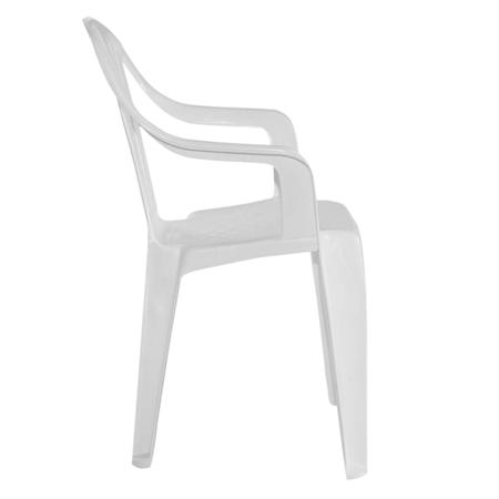 Imagem de Cadeira Natal Plástica Encosto Médio Branca