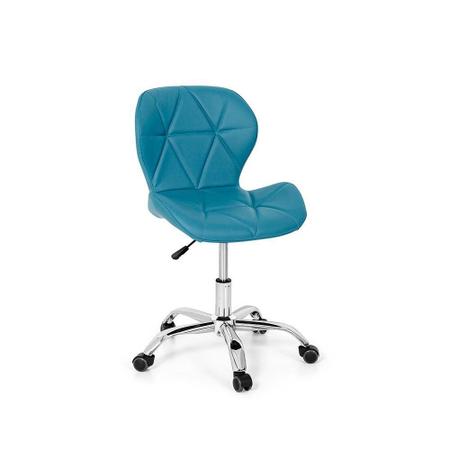 Imagem de Cadeira Office Eiffel Slim Base Giratória - Turquesa