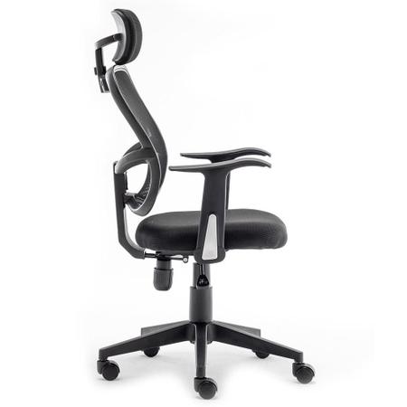 Cadeira Office FlexInter Comfort Mesh II, Até 130Kg, Cilindro de Gás Classe  2, Ergonômica, Preto - CDRFXOCM2 - Móveis de Cozinha - Magazine Luiza