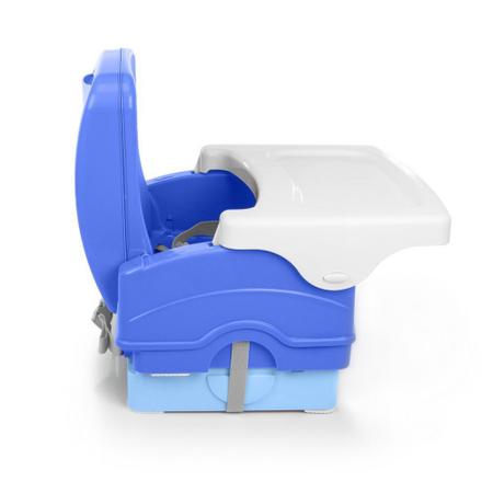 Imagem de Cadeira P/ Refeição Bebês Portátil Smart Azul Cosco 