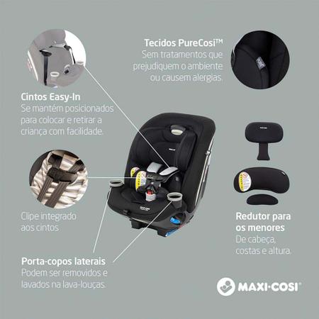 Imagem de Cadeira para Auto Maxi Cosi Magellan LiftFit Essential - Preto