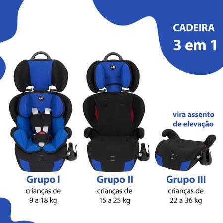 Imagem de Cadeira para Auto Versati Azul (9 a 36 kg)- Tutti Baby