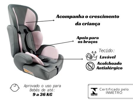 Imagem de Cadeira para Carro Cadeirinha Elevação Infantil Criança Styll Baby 9-36kg