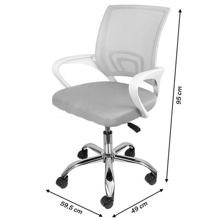 Imagem de Cadeira para Escritório Office Tok Baixa Rosa 3310 - Or Design