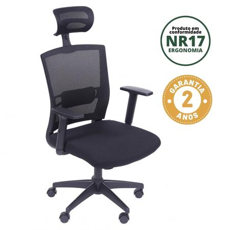 Imagem de Cadeira para Escritório Presidente NR17 Office 3317 Or Design
