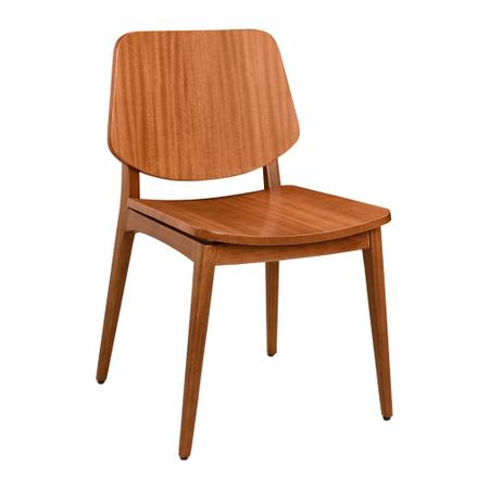 Cadeira para Mesa de Jantar Tami 48cm Madeira Maciça - Sallar Home Imagem de Cadeira para Mesa de Jantar Tami 48cm Madeira Maciça - Sallar Home