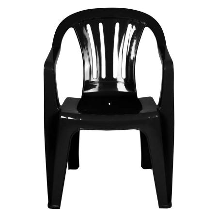 Imagem de Cadeira Plástica C/Apoio De Braço p/ Área de Lazer Cores MOR