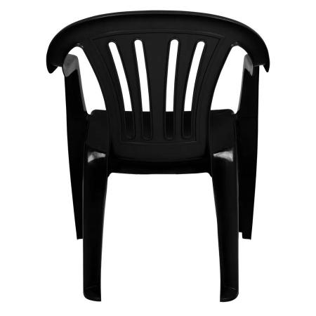 Imagem de Cadeira Plástica C/Apoio De Braço p/ Área de Lazer Cores MOR