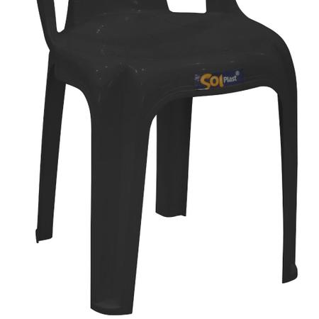 Imagem de Cadeira plástica sem braço bistrô - Pratagy - Solplast