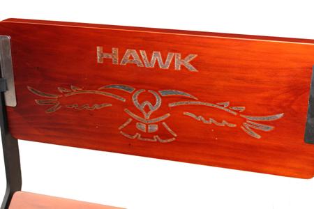 Cadeira Barbeiro Reclinável Hawk Com Capitône Cor: Vermelho em