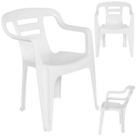 Cadeira De Plástico Empilhável Bistro Mor - Branco