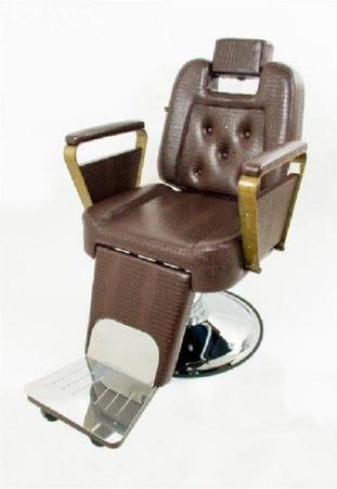 Cadeira Poltrona Hidráulica Nova Star Barbeiro Base Estrela Reclinável -  Fabricante: Darus Desgin - Cor: Marrom Croco em Promoção na Americanas