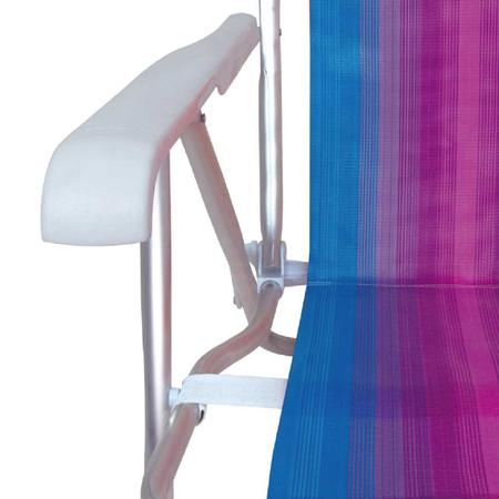 Imagem de Cadeira Reclinavel 8 Posições Aluminio Colorida -  Mor