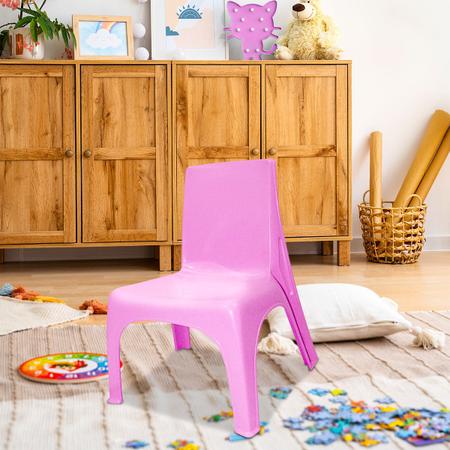 Imagem de Cadeira Rosa Pink Infantil Kids Playground Quarto Todos Os Ambientes