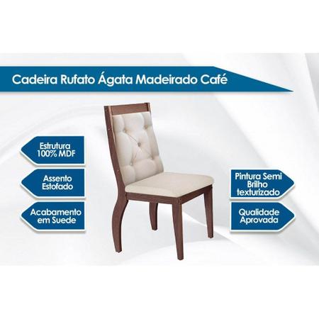 Cadeira Sala de Jantar Ágata CF Kit 4 Un - Rufato na Costa Rica