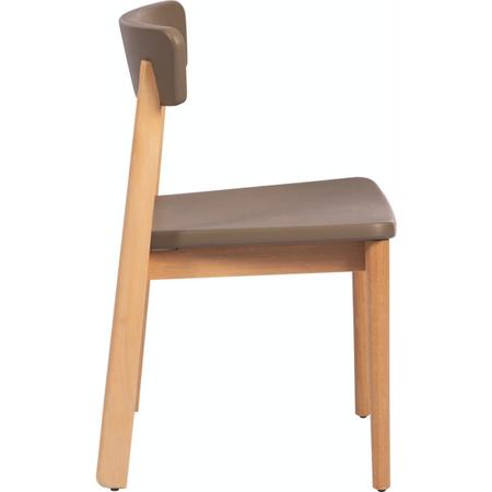 Cadeira Tramontina Çairé Ritmo em Madeira Tauari com Estofado Preto de  Qualidade em Promoção