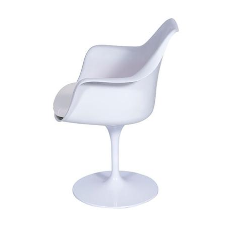 Imagem de Cadeira Tulipa Saarinen Com Braço Branca