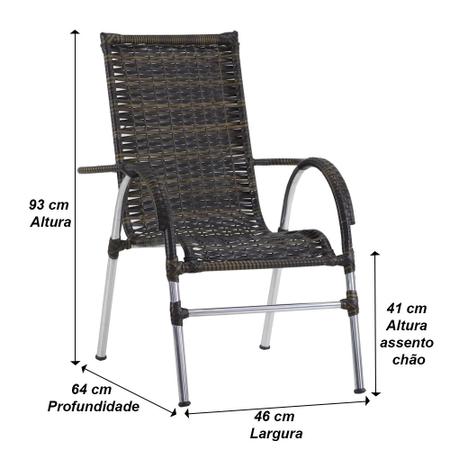 Imagem de Cadeira Vênus Fibra Sintética para Área, Jardim Varanda Trama Original