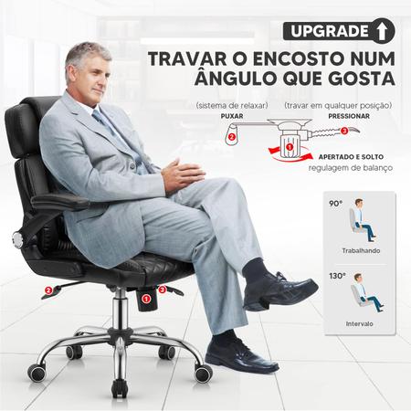 YAMASORO Cadeira de Escritório Ergonômica Lombar de Apoio Cadeira