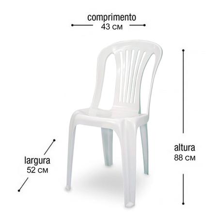 Imagem de Cadeiras Plásticas Bistrô Multiuso Empilhável Vários Modelos