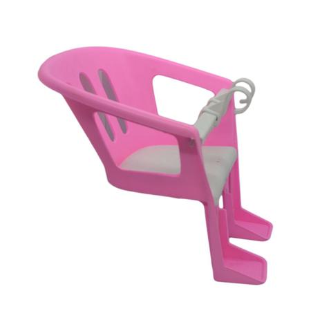 Imagem de Cadeirinha Boneca Baby Bicicleta Infantil Alive Rosa Bco