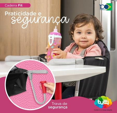 Imagem de Cadeirinha De Mesa Para Bebê Cadeira Infantil Alimentação Portátil