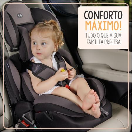 Imagem de Cadeirinha Infantil Bebê Carro 09 á 36 Kg Athenas Preta/Cinza Tutti Baby