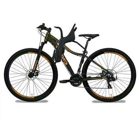 Imagem de Cadeirinha Infantil Dianteira Para Bicicleta Polisport Bike Kangaroo Até 15Kg