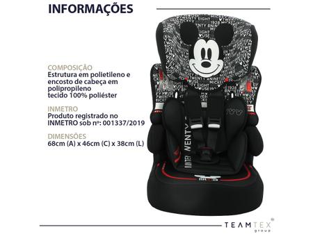 Imagem de Cadeirinha para Auto Disney Kalle Mickey Mouse Typo 9 a 36kg