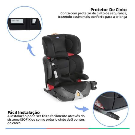 Cadeira Auto Chicco Key 15 a 36kg (Grupo 2-3) Black Night - Cadeirinha para  Automóvel - Magazine Luiza