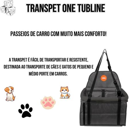 Imagem de Cadeirinha transporte pet para carro tam p até 10 kg tubline pet one k01