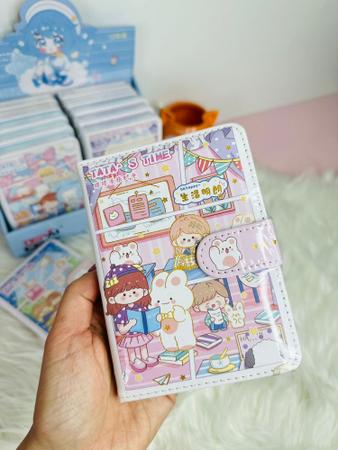 Mini Caderneta Kawaii Fofa com 70 Folhas Pautadas - Caderno de Anotações /  Caderneta / Moleskine - Magazine Luiza