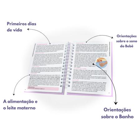 Imagem de Caderneta Vacinação Menina Luxo Capa Dura Versão Atualizada Sus - Elefantinha Rosa