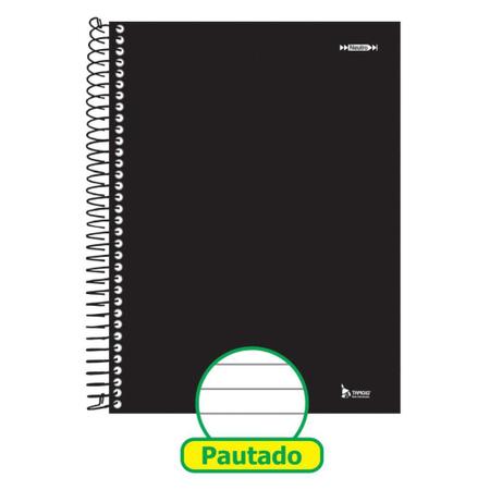 Imagem de Caderno 01X1 Capa Dura 2021 Neutro Preto 96F