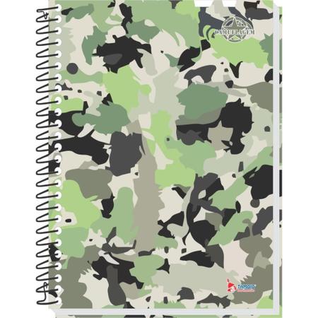 Imagem de Caderno 10X1 Capa Dura 2020 Camuflagem 160F